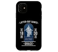 Gracia de los Santos de los Últimos Días - con Jesús y fe Carcasa para iPhone 11