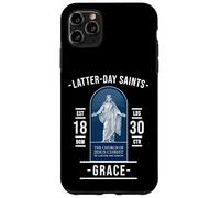 Gracia de los Santos de los Últimos Días - con Jesús y fe Carcasa para iPhone 11 Pro MAX