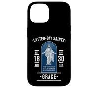 Gracia de los Santos de los Últimos Días - con Jesús y fe Carcasa para iPhone 14