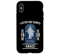 Gracia de los Santos de los Últimos Días - con Jesús y fe Carcasa para iPhone X/XS