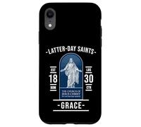 Gracia de los Santos de los Últimos Días - con Jesús y fe Carcasa para iPhone XR