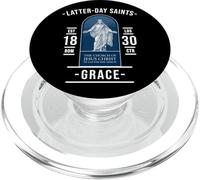 Gracia de los Santos de los Últimos Días - con Jesús y fe PopSockets PopGrip para MagSafe