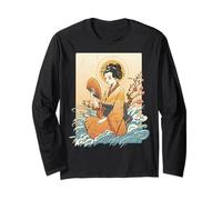 Gracia, misterio y el flujo de la tradición. Geisha. Manga Larga