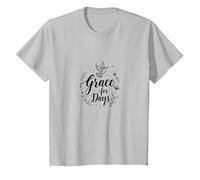 Gracia por días Paloma inspiradora, Jesús Camiseta, Niños, Plata, 2 años