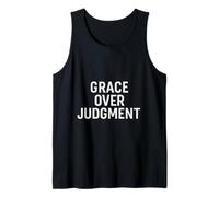 Gracia sobre el Juicio. Cita de fe Cristiana. Camiseta sin Mangas