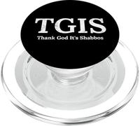 Gracias a Dios Es Shabbos TGIF Divertido Judío PopSockets PopGrip para MagSafe