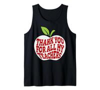 Gracias a Todos Mis Maestros Apreciación Semana Estudiantes Camiseta sin Mangas