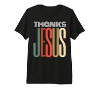 Gracias Jesús Cristiano Dios Amor Fe Hombres Mujeres Niñas Niños Camiseta Premium