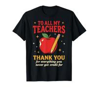 Gracias Maestros Heroes anónimos Apreciación del Personal de la Escuela Camiseta