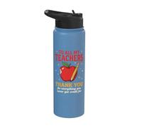 Gracias Maestros Heroes anónimos Apreciación del personal de la escuela Stainless Steel Insulated Water Bottle