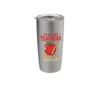 Gracias Maestros Heroes anónimos Apreciación del personal de la escuela Vaso térmico de acero inoxidable de doble pared