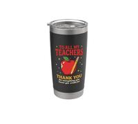 Gracias Maestros Heroes anónimos Apreciación del personal de la escuela Vaso térmico de acero inoxidable de doble pared