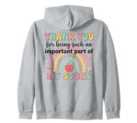 Gracias Parte Importante Mi Profesor de Historia Sudadera con Capucha