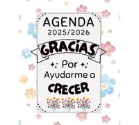 Gracias Por Ayudarme A Crecer: Agenda maestra 2023 2024 , Regalos para profes original, práctica, útil e impresionante