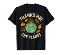 Gracias por el Planeta Eco Friendly Thanksgiving Earth Camiseta