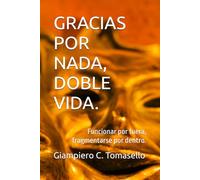 GRACIAS POR NADA, DOBLE VIDA.: Funcionar por fuera, fragmentarse por dentro.