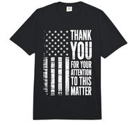 Gracias por tu atención a Este Asunto Bandera Estadounidense Comfort Colors Adult Heavyweight T-Shirt