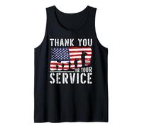 Gracias por tu Servicio Funny Veterans Day Patriotic US Camiseta sin Mangas