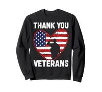 Gracias Veteranos Sudadera