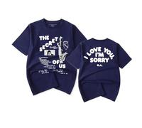 Gracie Abrams The Secret of Us - Camiseta de verano para mujer y hombre, azul marino, XXL