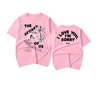 Gracie Abrams The Secret of Us - Camiseta de verano para mujer y hombre, rosa, M