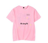 Gracie Abrams The Secret of Us Star and Moon - Camiseta de verano para mujer y hombre, rosa, S