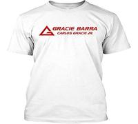 Gracie Barra Jiu Jitsu Carlos Gracie Martial Arts Custom Men's T Shirt tee White M