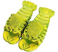 Graciosa Animal Zapatillas de Verano para Mujer Langosta Interior Sandalias Zapatos Playa baño Suaves Chanclas de Casa Hombre (Verde,38/39 EU