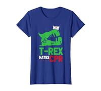 Graciosa Enfermería - Salud Hospital Enfermera Camiseta, Mujer, Azul Real, M