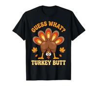 Gracioso Acción de Gracias Adivina Qué Turquía Butt Camiseta