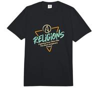 Gracioso Ateísmo Ateo Religión Escepticismo No Religioso Comfort Colors Adult Heavyweight T-Shirt