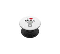 Gracioso Bebé Koala Niño Sencillo Lindo i Love Koala PopSockets PopGrip Adhesivo
