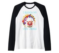 Gracioso, blanqueo mi arruga apestosa Camiseta Manga Raglan