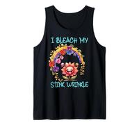 Gracioso, blanqueo mi arruga apestosa Camiseta sin Mangas