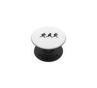 Gracioso Corriendo Gorilla Runner Sarcástico Gorilla Trotando PopSockets PopGrip Adhesivo