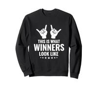 Gracioso Decir Esto como se Ven los ganadores Sudadera