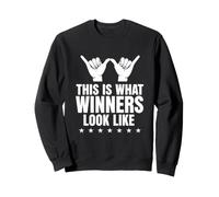 Gracioso Decir Esto como se Ven los ganadores Sudadera