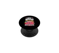 Gracioso Decir Que mi Cerebro Tiene demasiadas pestañas Abiertas PopSockets PopGrip Adhesivo