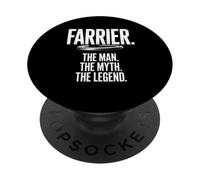 Gracioso Dicho Farrier El Hombre El Mito La Leyenda Mujeres Hombres PopSockets PopGrip Adhesivo