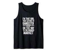 Gracioso Diciendo Esa Chica Que Escucha gángster Camiseta sin Mangas