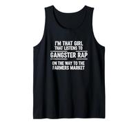 Gracioso Diciendo Esa Chica Que Escucha gángster Camiseta sin Mangas