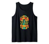 Gracioso Diciendo Mi Hija Ley Mi Hijo Favorito Camiseta sin Mangas