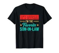 Gracioso Diciendo Que es Oficial Soy la Ley de Hijo Favorito Camiseta