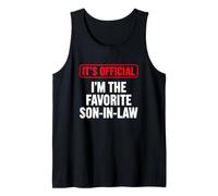 Gracioso Diciendo Que es Oficial Soy la Ley de Hijo Favorito Camiseta sin Mangas