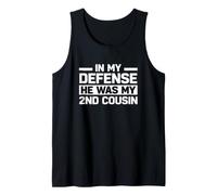 Gracioso Diciendo Que mi Defensa era mi Primo Segundo Camiseta sin Mangas