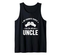 Gracioso Diciendo Que mi Gente Favorita Llama tío Camiseta sin Mangas