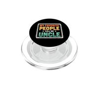Gracioso Diciendo Que mi Gente Favorita Llama tío PopSockets PopGrip para MagSafe