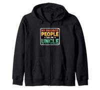 Gracioso Diciendo Que mi Gente Favorita Llama tío Sudadera con Capucha