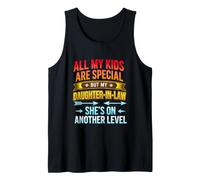 Gracioso Diciendo Que Todos mis Hijos Son Especiales Pero mi Hija Ley Ella Camiseta sin Mangas