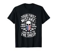 Gracioso Diciendo tu Primer Error Pensando Que era Oveja Camiseta